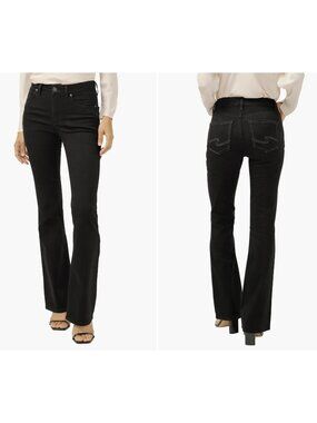 Silver Jeans Black Avery Bootcut High-Waist Size 29 (Inseam 32") Luxe Stretch